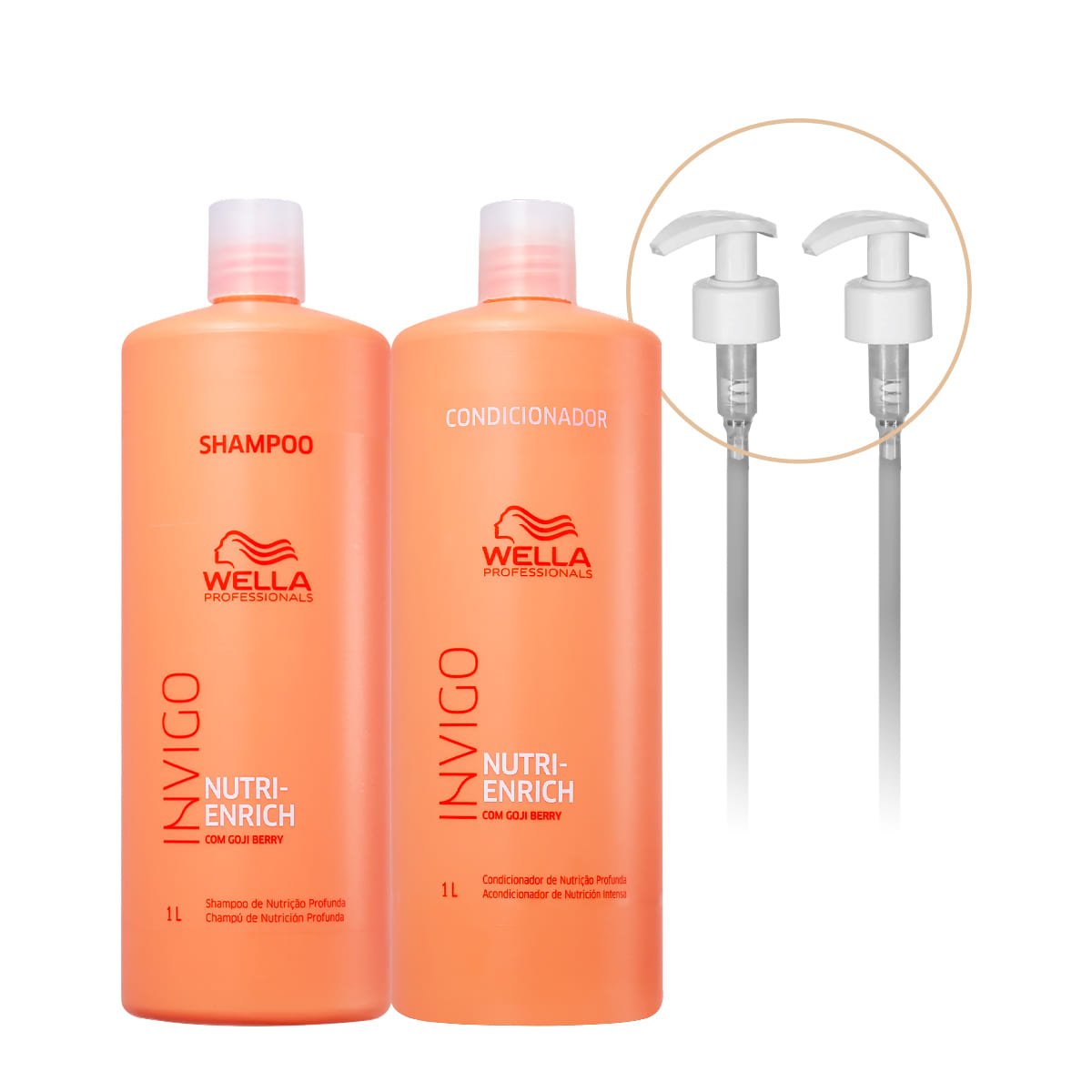 Kit Wella Professionals Invigo Nutri-Enrich Duo Valvula (4 produtos)