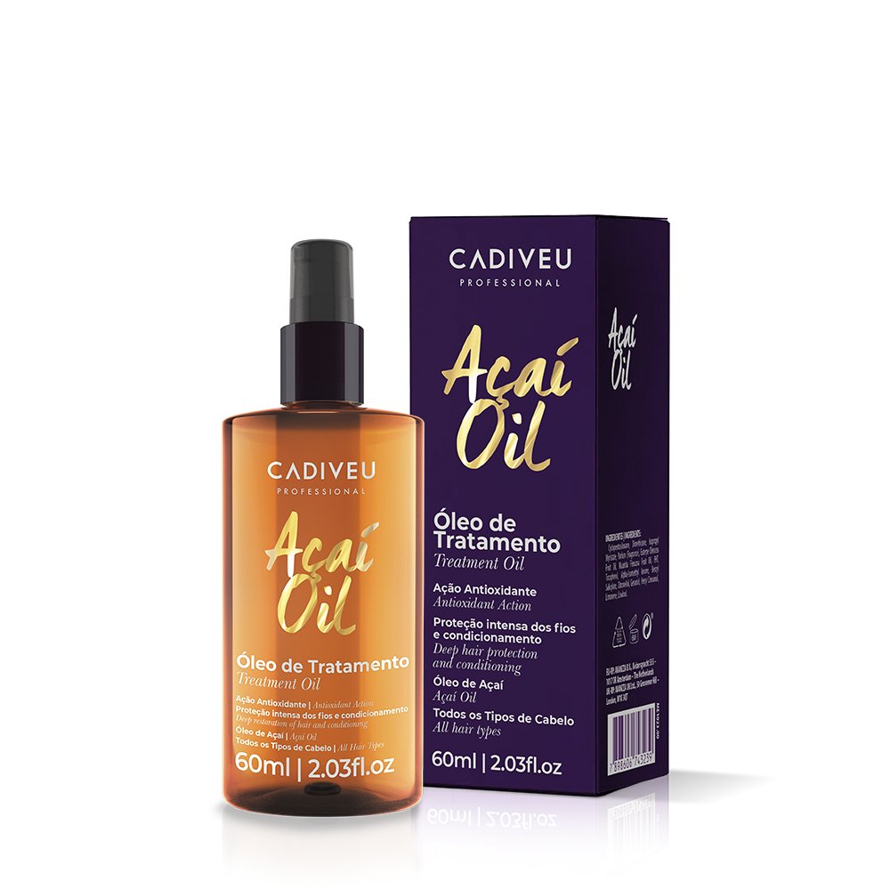 Kit Cadiveu Acai Oil C/Valvula -  Oleo De Tratamento 60ml (2 unidades) ÚNICO 3