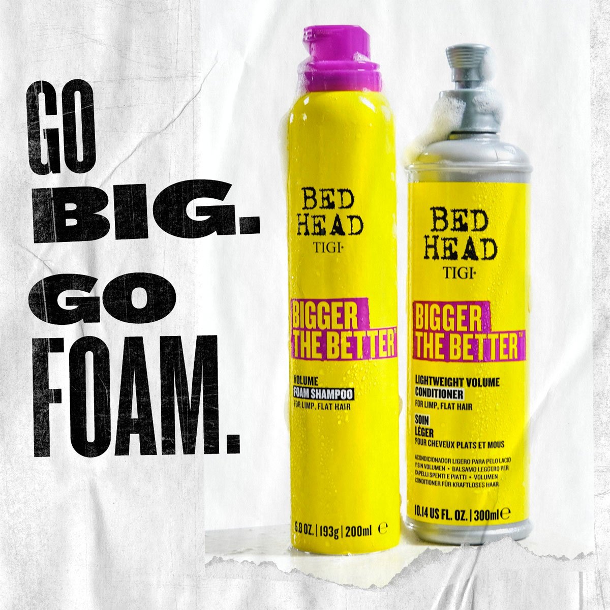 TIGI Bed Head Bigger The Better Foam - Shampoo 200ml 200ml 2