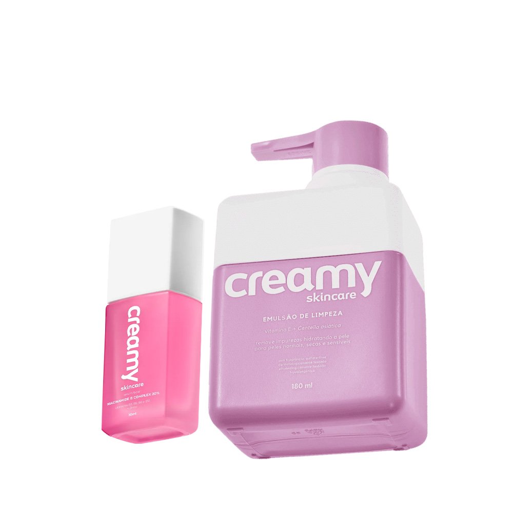 Kit Creamy B Complex 20 e Emulsao de Limpeza (2 produtos)