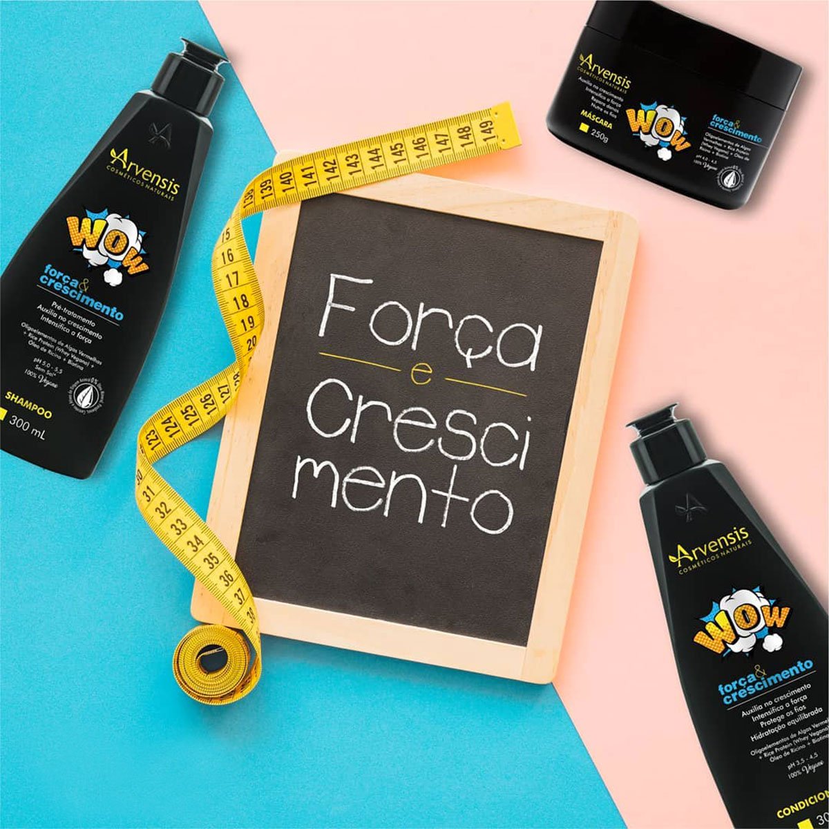 Arvensis Wow Forca e Crescimento - Shampoo 300ml 300ml 2
