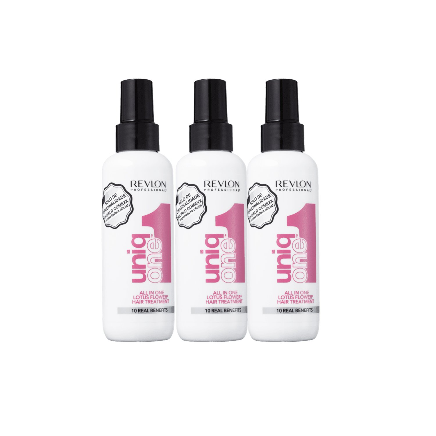 Kit Revlon Professional Uniq One Lotus Flower - Leave-in 150ml (3 unidades)