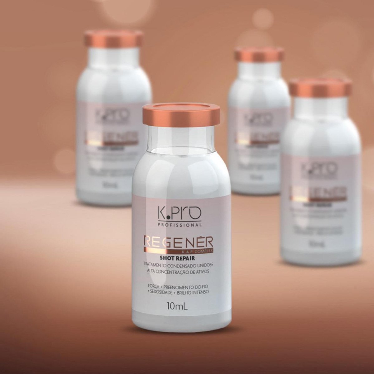Kit K.Pro pH Balancer Shampoo Extra Acidificante e Regener Ampola  (4 produtos) ÚNICO 4