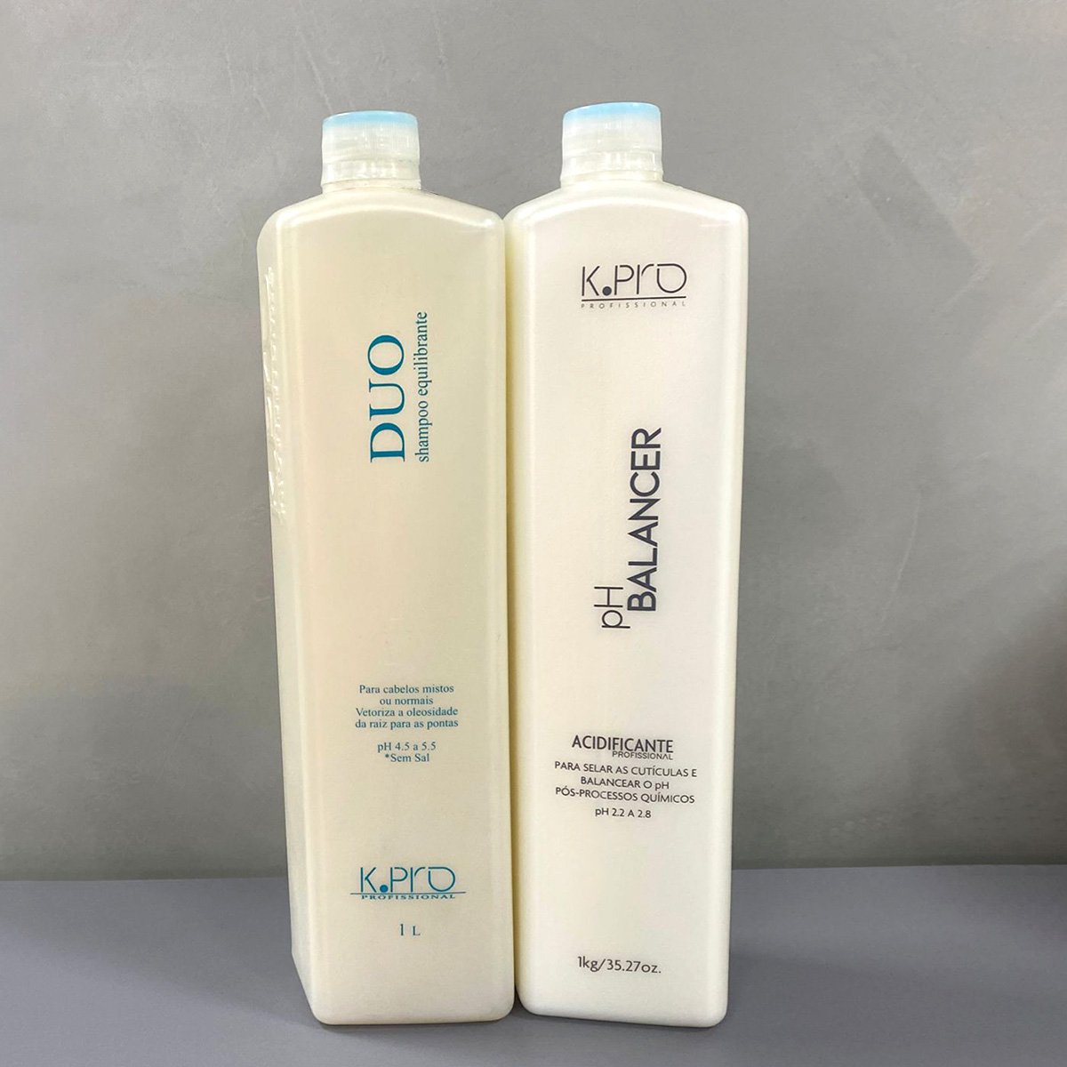 Kit K.Pro Duo Equilibrante Shampoo Litro e Acidificante Capilar 1kg (2 produtos) ÚNICO 2