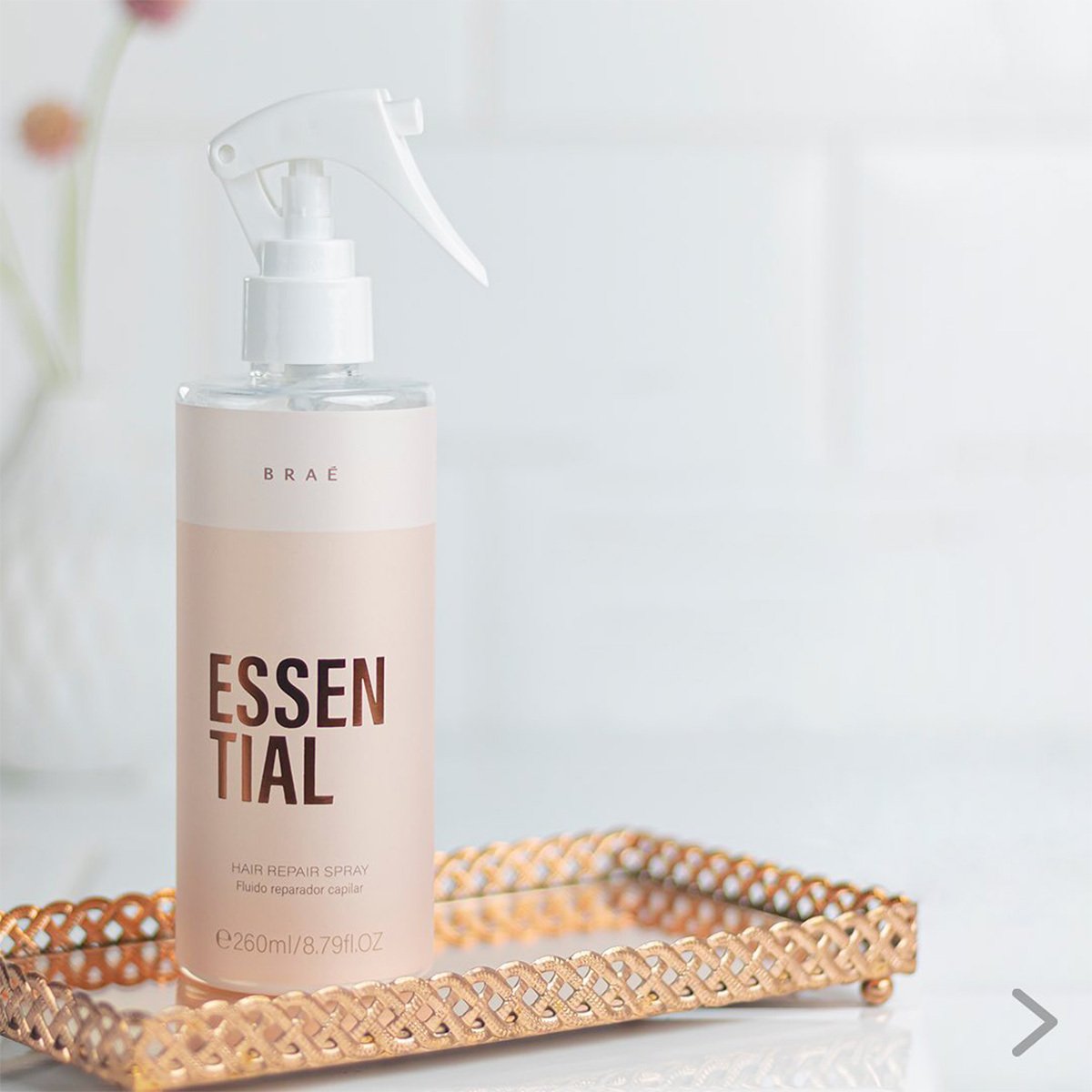 Kit Brae Essential Shampoo Condicionador Hair Spray Mascara e Blooming Rose Perfume para Cabelo (5 produtos) ÚNICO 4