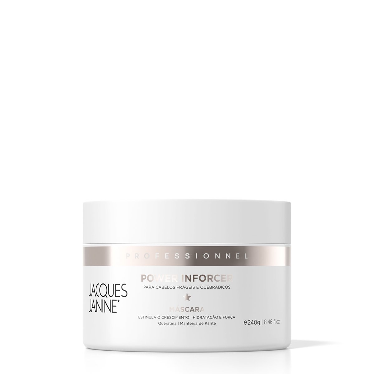 Kit Jacques Janine Professionnel Power inforcer Shampoo e Mascara  (2 produtos) ÚNICO 3