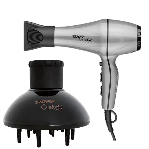 Taiff Secador de Cabelo Style Pro 2000W 110V e Difusor Curves