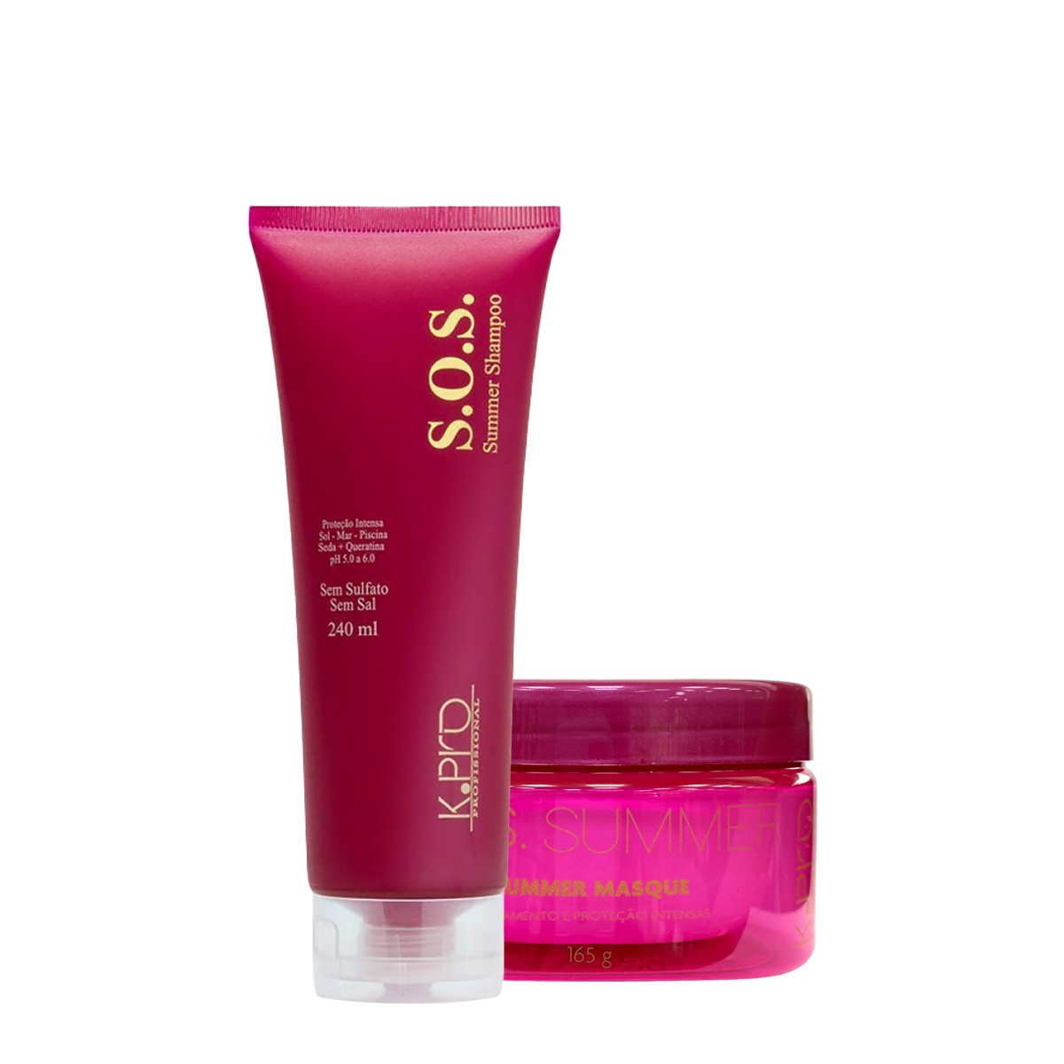Kit K.Pro S.O.S. Summer Shampoo e Mascara (2 produtos) ÚNICO 1