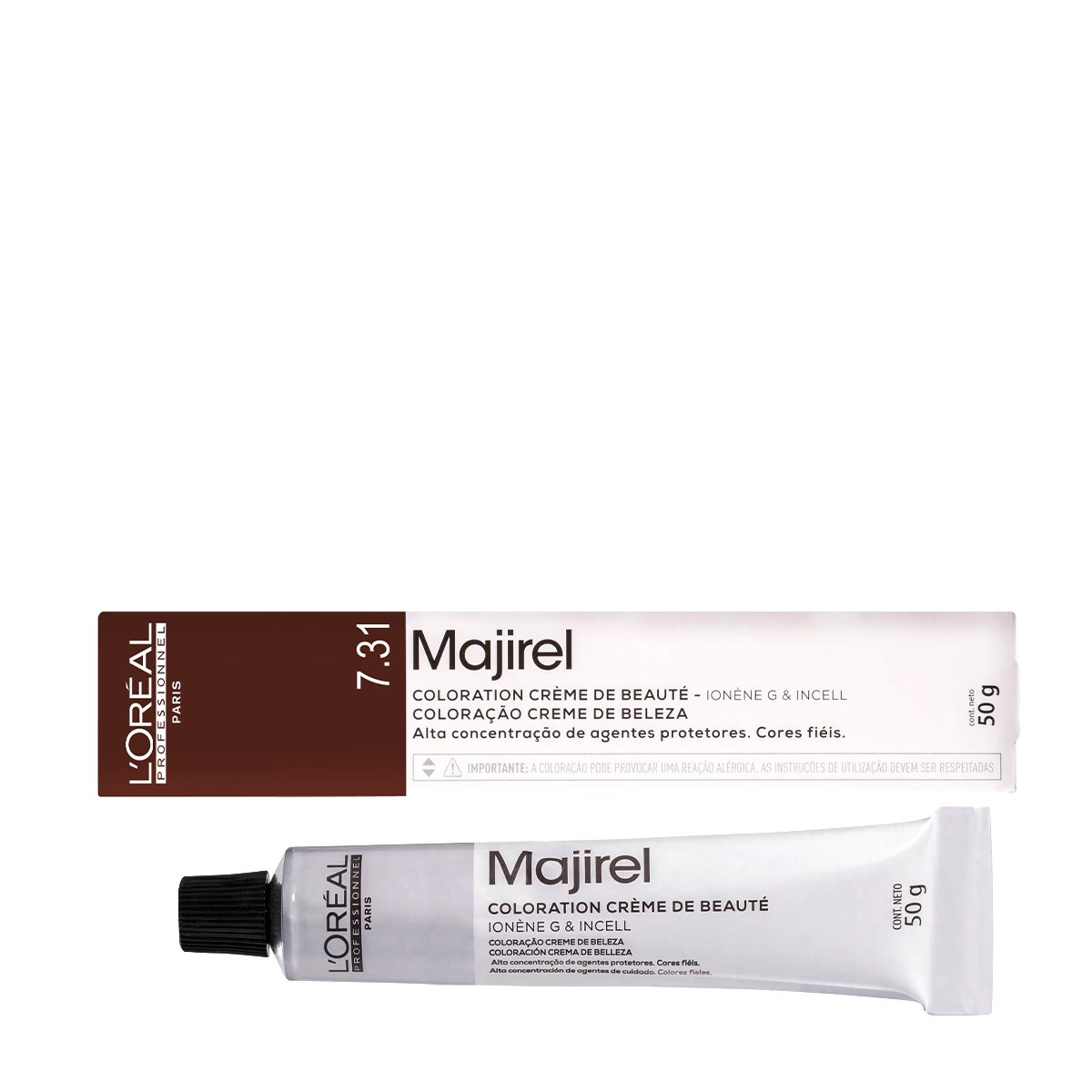 LOreal Professionnel Majirel Louro Bege Dourado 7.31 - Coloracao 50g