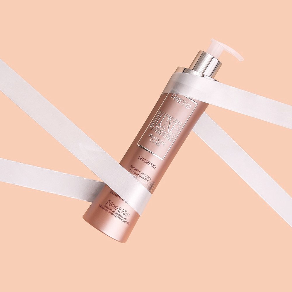 Kit Amend Luxe Creations Blonde Care Shampoo e Fluido Antiumidade (2 produtos) ÚNICO 2