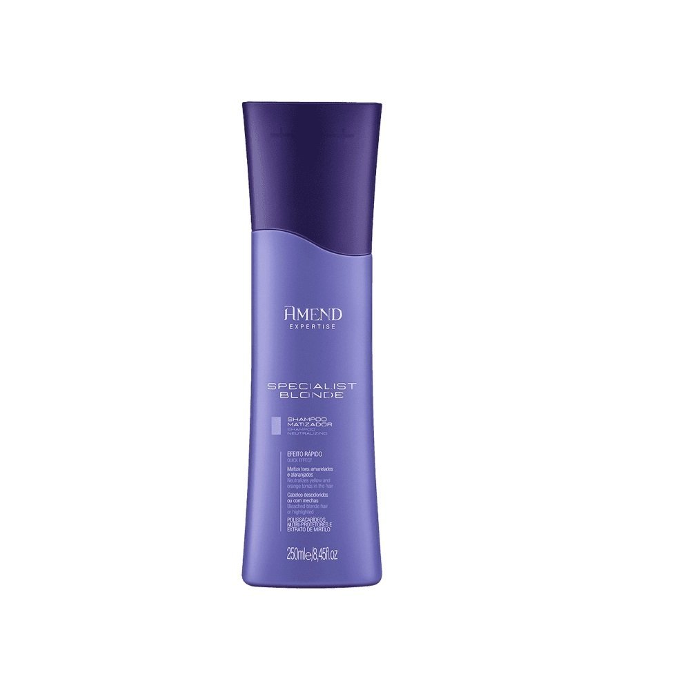 Kit Amend Specialist Blonde Shampoo e Fluido Antiumidade (2 produtos) ÚNICO 2