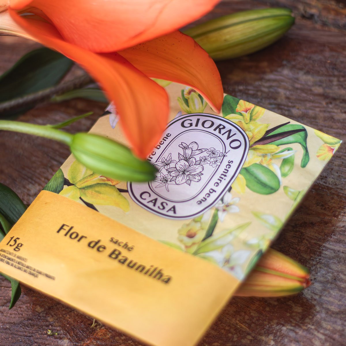 Giorno Casa Flor de Baunilha - Sache Perfumado 15g 15g 2