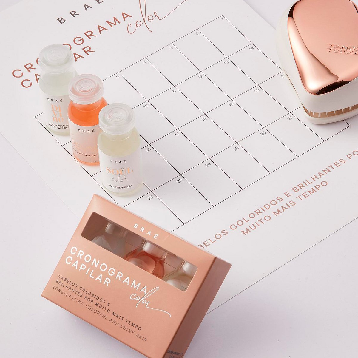 Brae Cronograma Capilar Color Hair Repair Spray e Hair Protein (3 produtos) ÚNICO 3