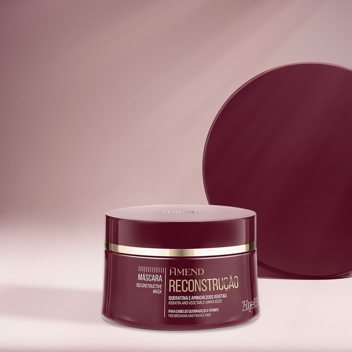 Kit Amend Blindagem Essencial Fluido e Amend  Essenciais Mascara de Reconstrucao (2 produtos) ÚNICO 2