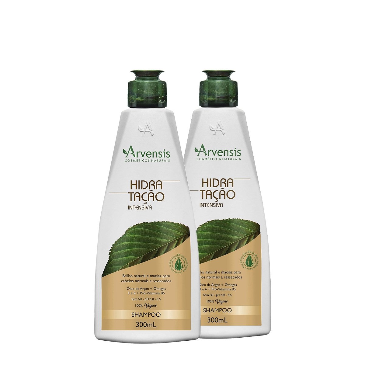 Kit Arvensis Cosmeticos Naturais Hidratacao Intensiva Shampoo (2 unidades)