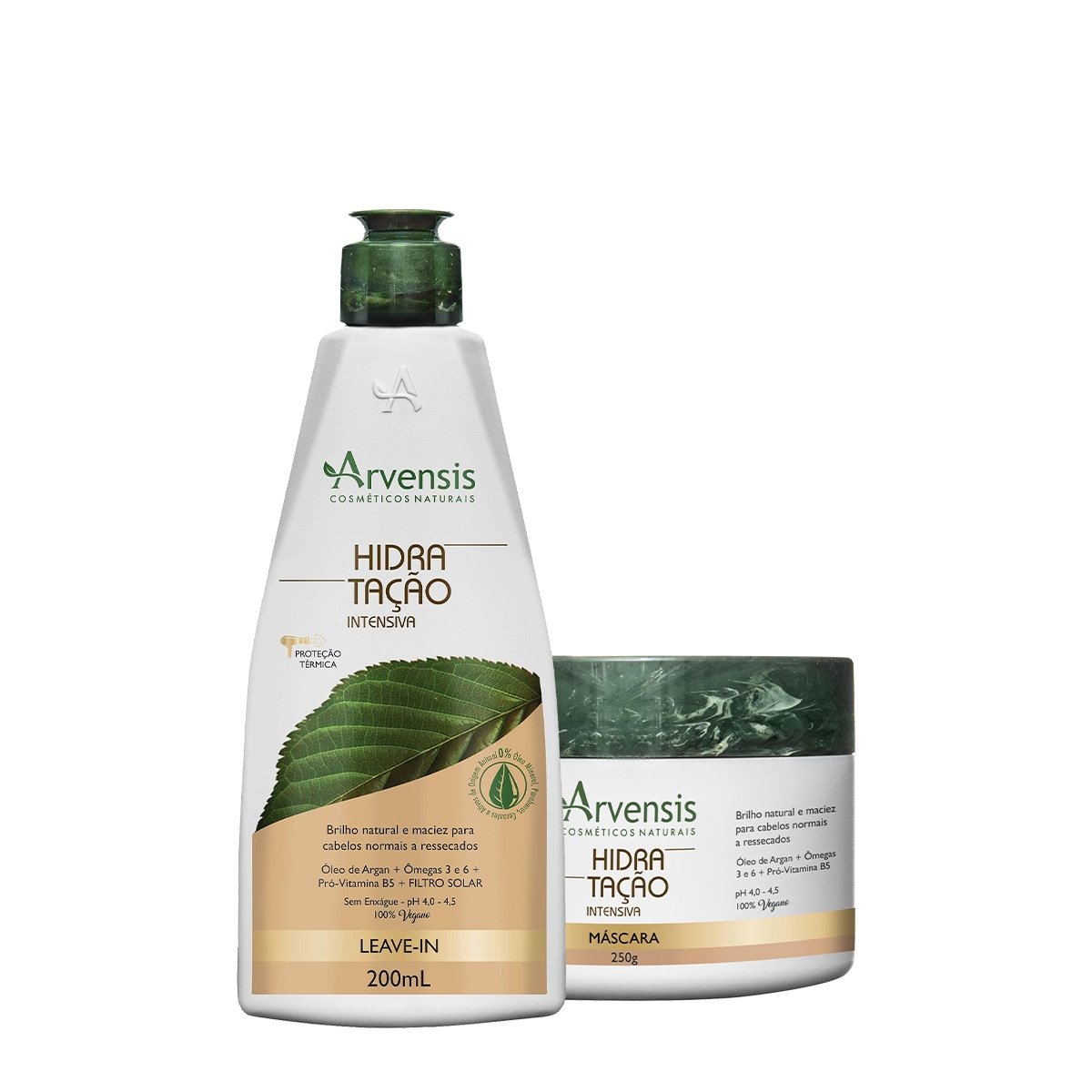 Kit Arvensis Cosmeticos Naturais Hidratacao Intensiva Mascara e Leave-in (2 produtos) ÚNICO 1