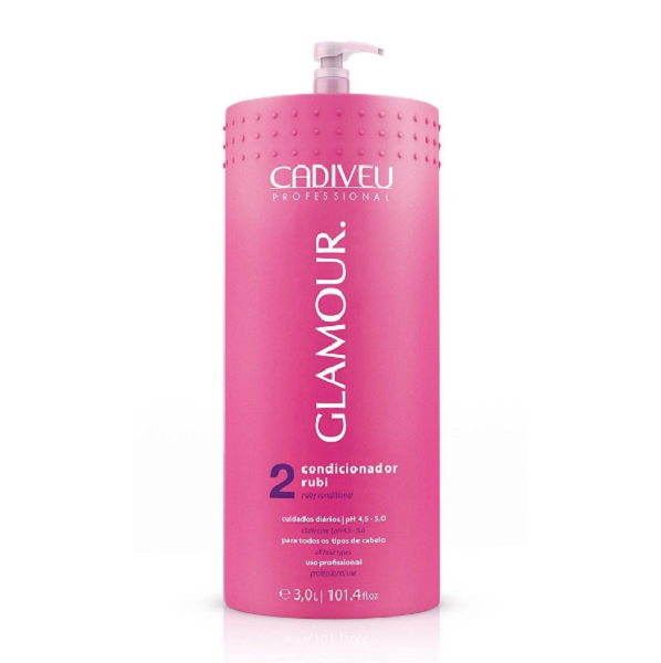Cadiveu Glamour Rubi Shampoo+Condicionador 3L ÚNICO 2