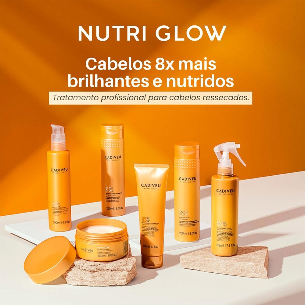 Kit Cadiveu Professional Nutri Glow Shampoo e Mascara (2 produtos) ÚNICO 4