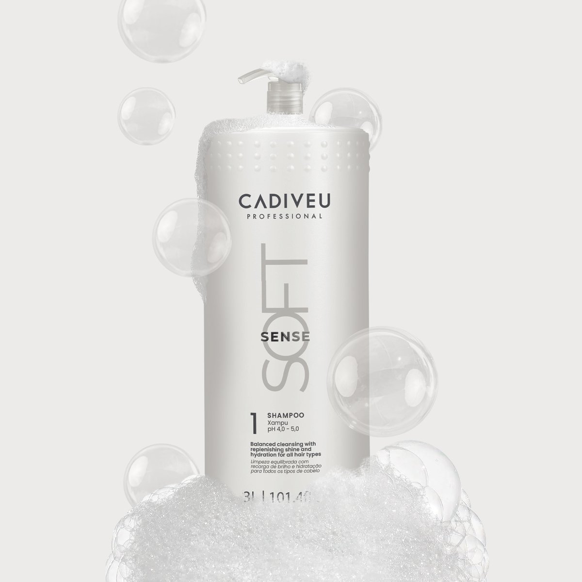 Kit Cadiveu Professional Soft Sense Shampoo e Nutri Glow Mascara (2 produtos) ÚNICO 2