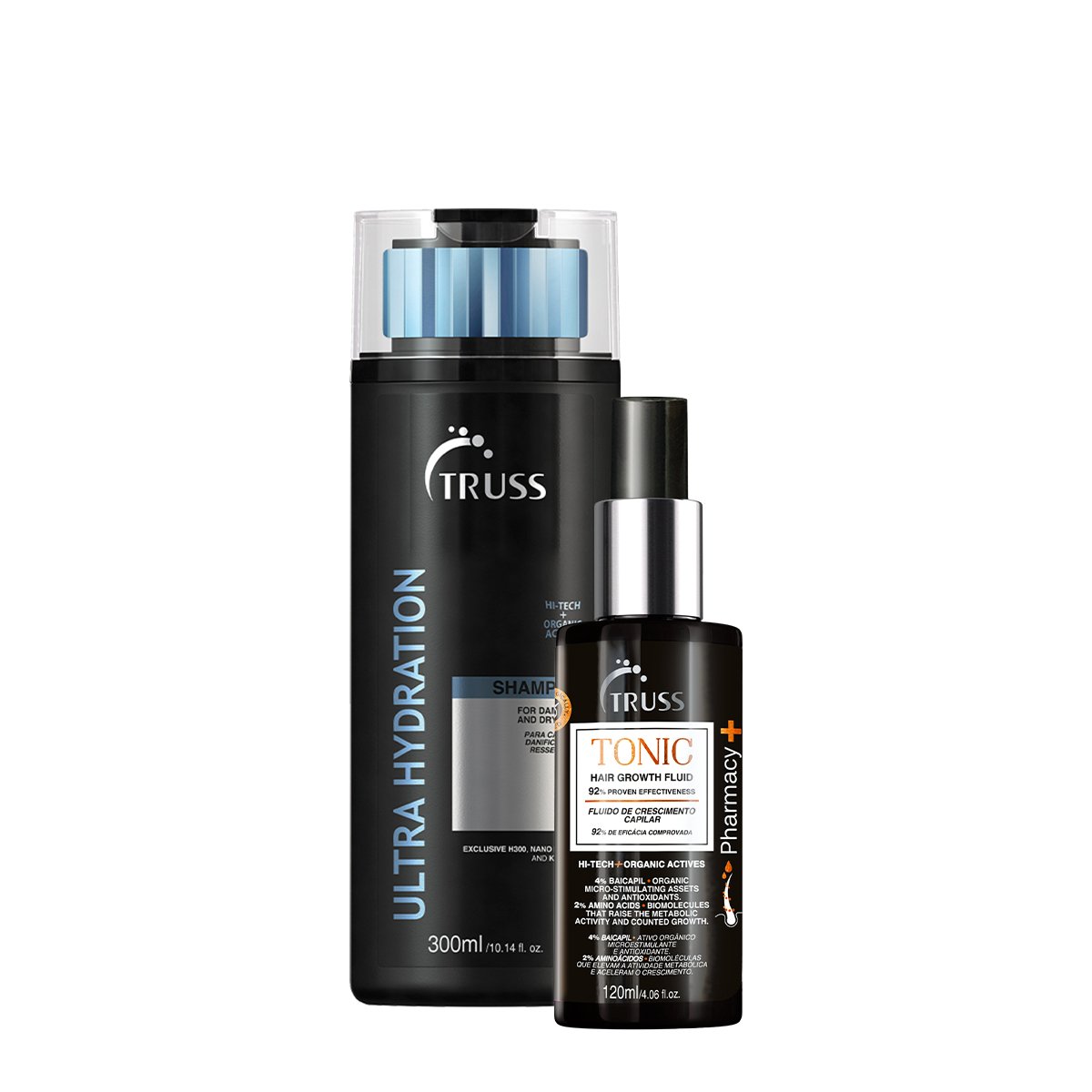 Kit Truss Ultra Hydration Shampoo e Tonic Fluido de Crescimento Capilar (2 produtos) ÚNICO 1