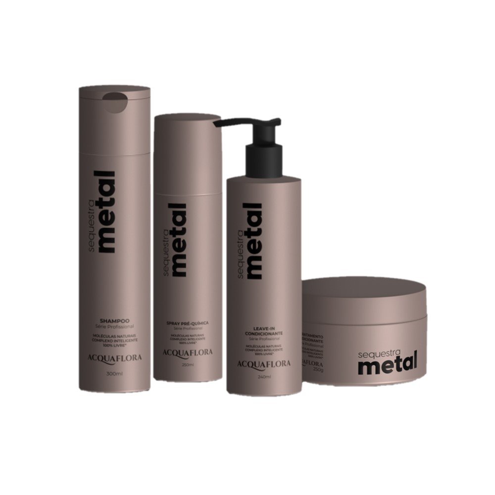Kit Acquaflora Sequestra Metal Completo (4 produtos) ÚNICO 1