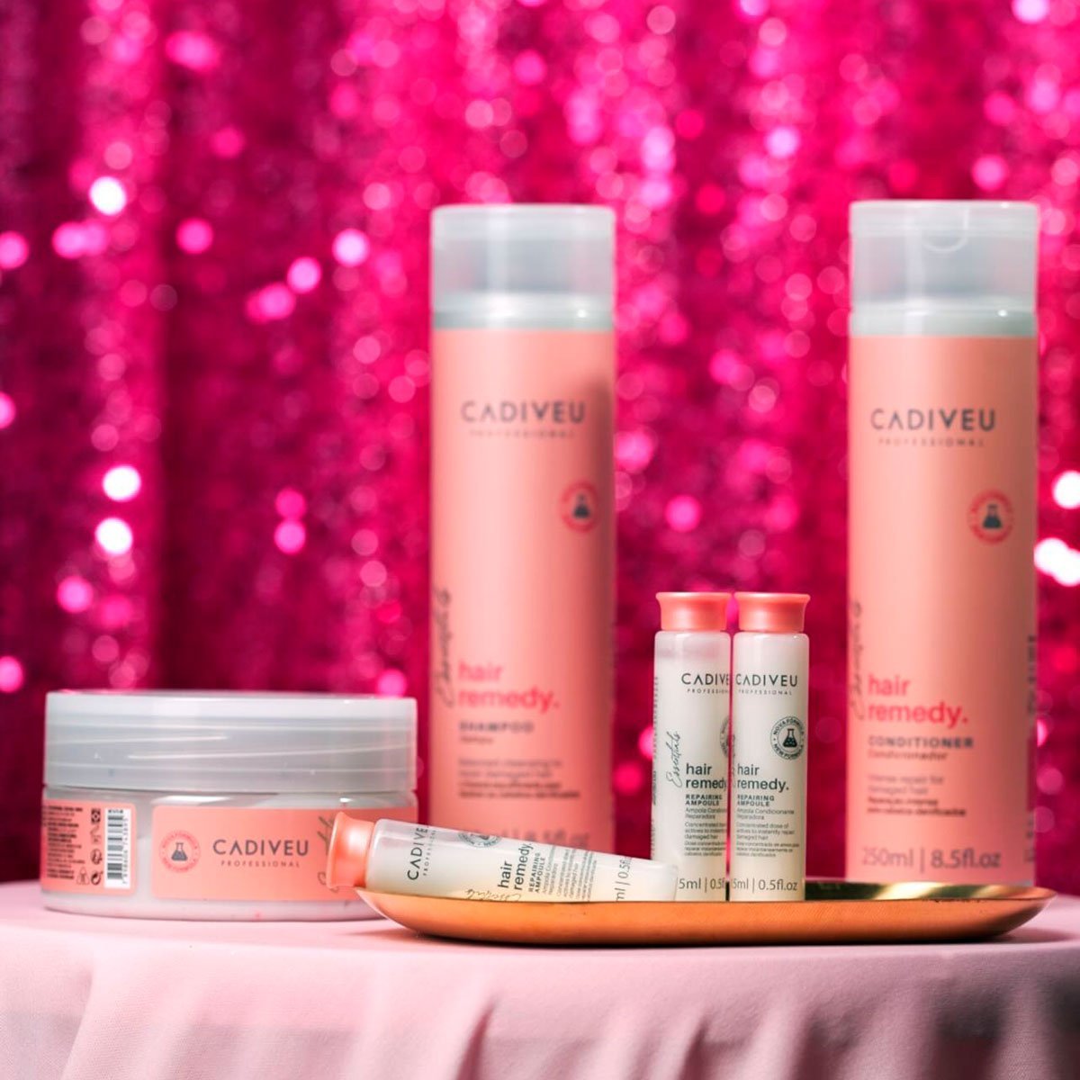 Kit Cadiveu Essentials Hair Remedy Shampoo e Acai Oil 60 (2 produtos) ÚNICO 2