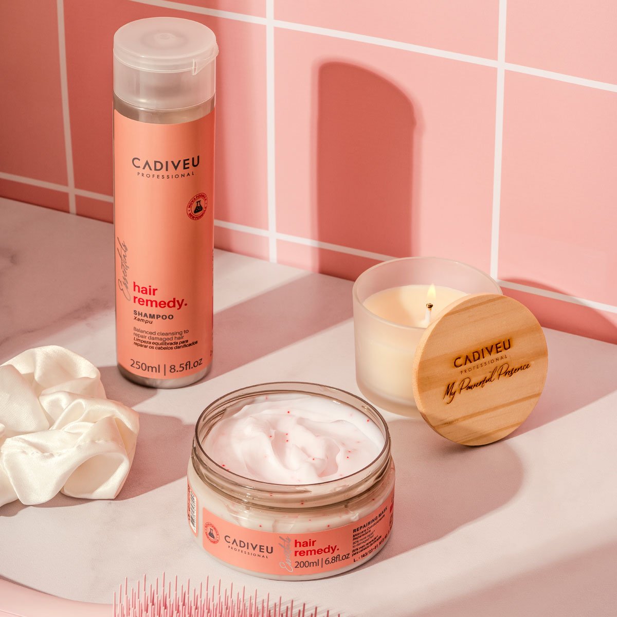 Kit Cadiveu Essentials Hair Remedy Shampoo Condicionador Mascara e Acai Oil 110 (4 produtos) ÚNICO 3