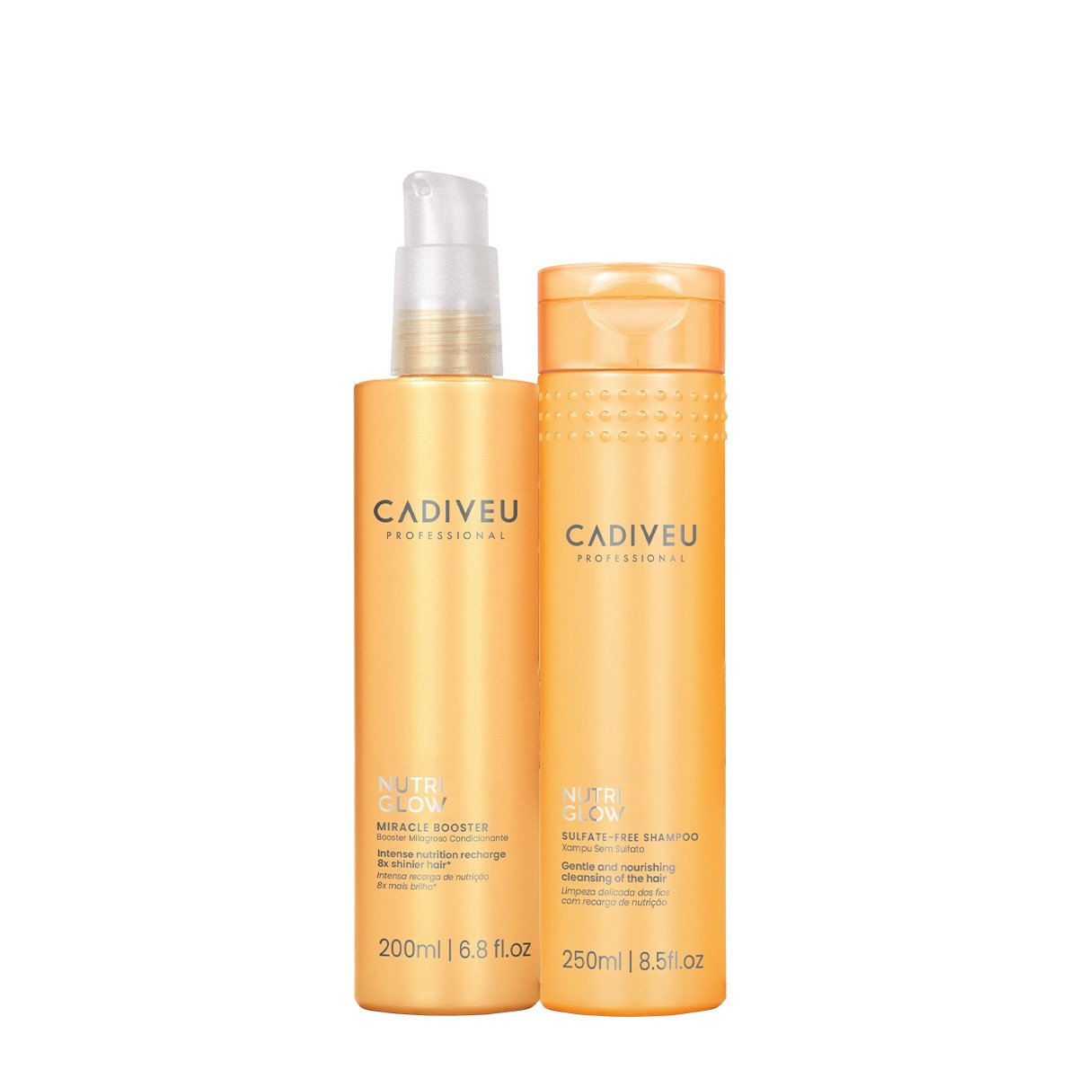 Kit Cadiveu Professional Nutri Glow Booster Pre-Shampoo e Shampoo (2 produtos) ÚNICO 1