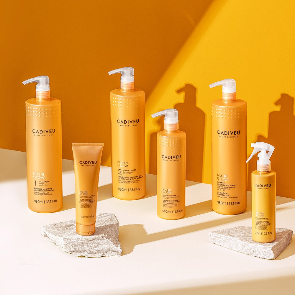 Kit Cadiveu Professional Nutri Glow Shampoo G e Condicionador P (2 produtos) ÚNICO 2