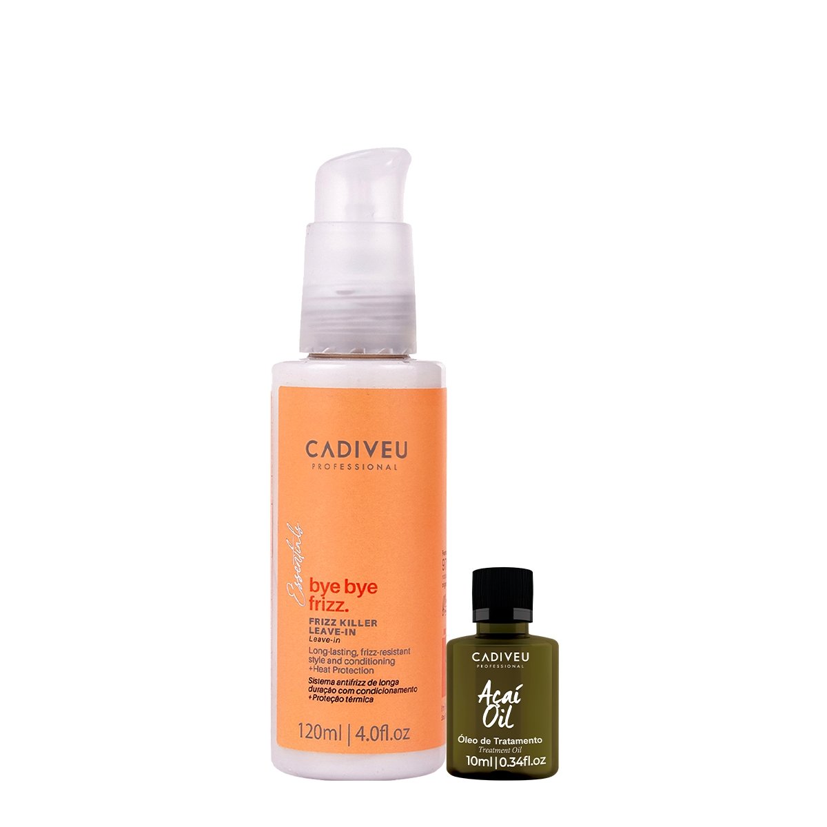 Kit Cadiveu Professional Acai Oil e Bye Bye Frizz Leave-in (2 produtos) ÚNICO 1