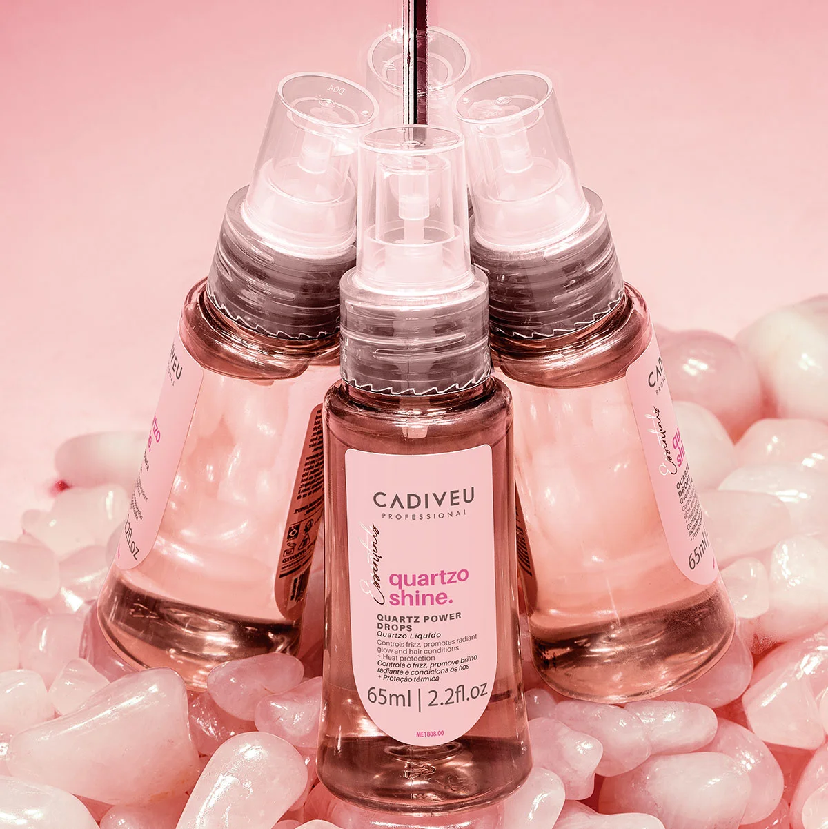 Kit Cadiveu Professional Essentials Quartzo Shine Oleo e Acai Oil 60 (2 produtos) ÚNICO 2