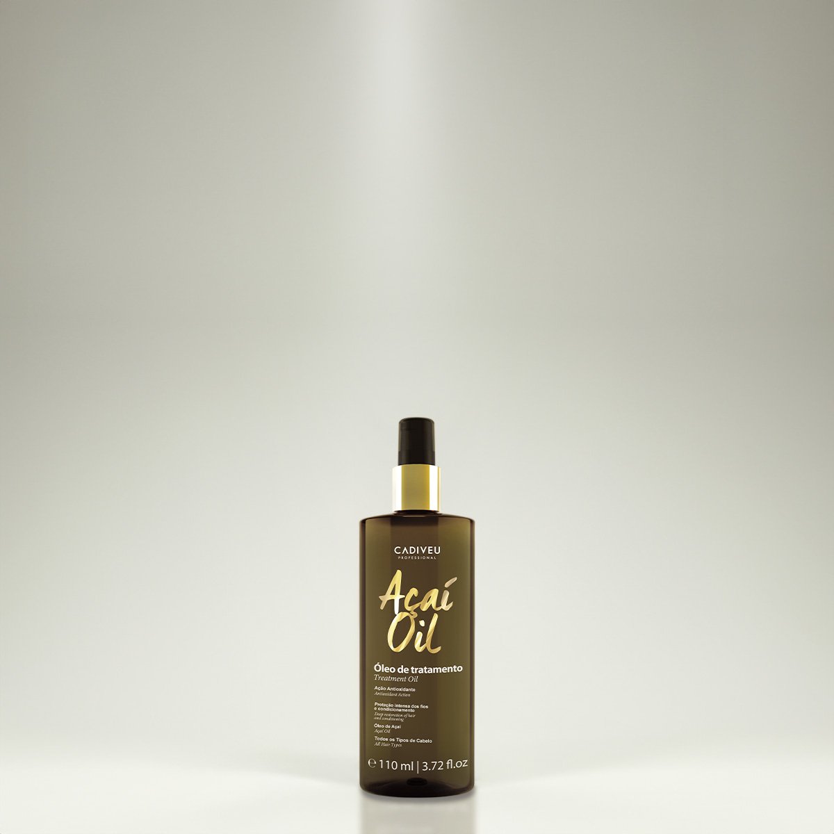 Kit Cadiveu Professional Quartzo Shine Shampoo Condicionador Mascara e Acai Oil 110 (4 produtos) ÚNICO 4