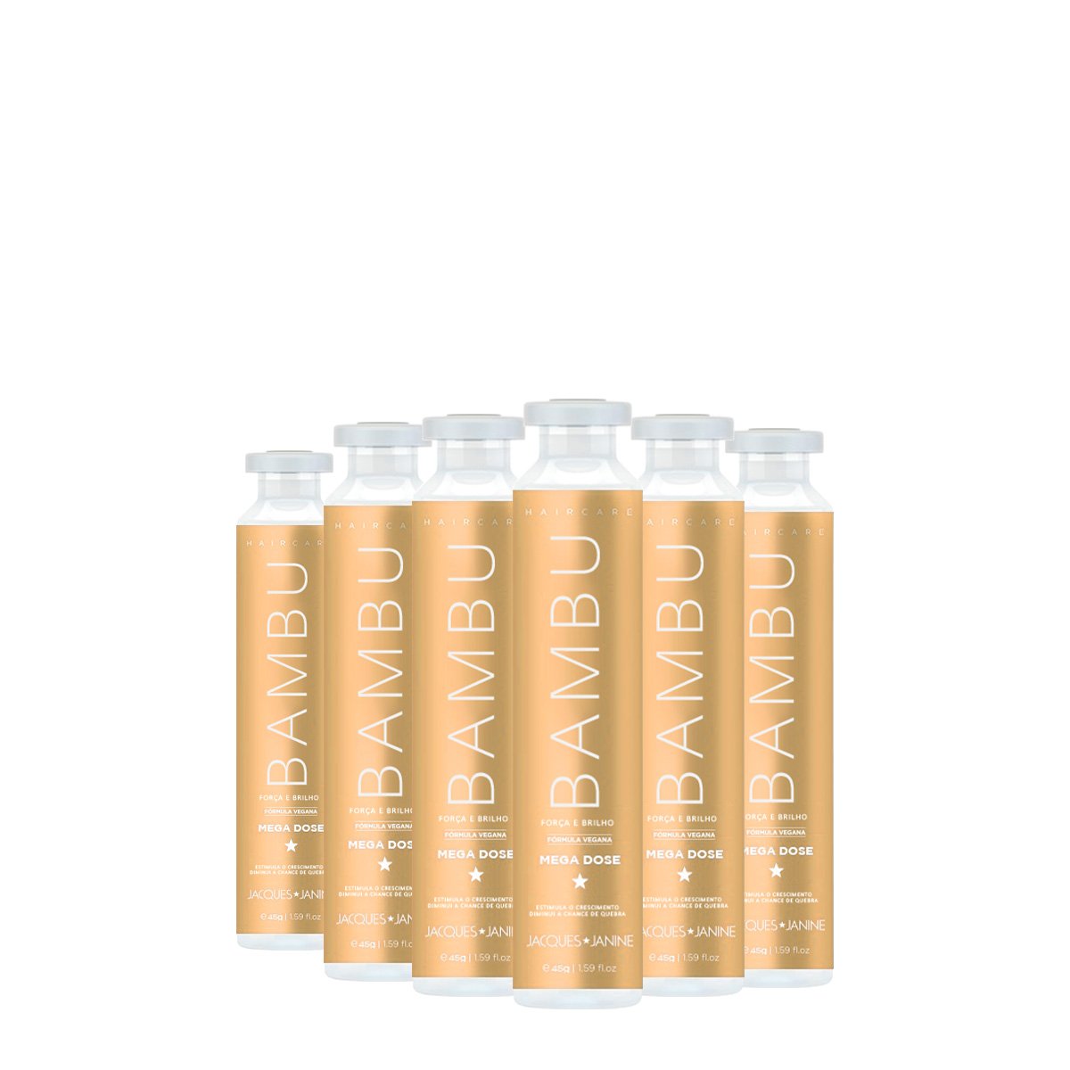 Kit Jacques Janine Professionnel Haircare Bambu - Ampola (6 unidades) ÚNICO 1
