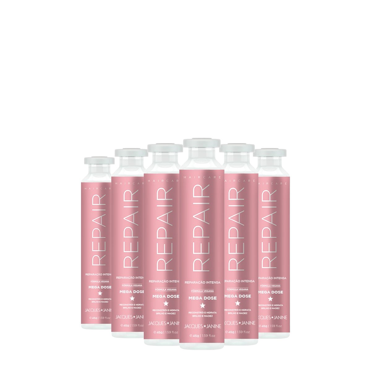 Kit Jacques Janine Professionnel Haircare Repair - Ampola (6 unidades) ÚNICO 1
