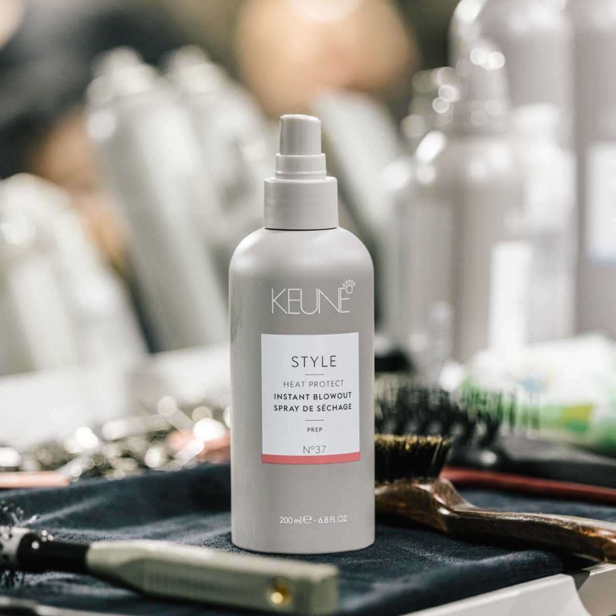 Kit Keune Care Keratin Smooth Shampoo Condicionador e Style Instant Blowout 200ml N37 (3 produtos) ÚNICO 4