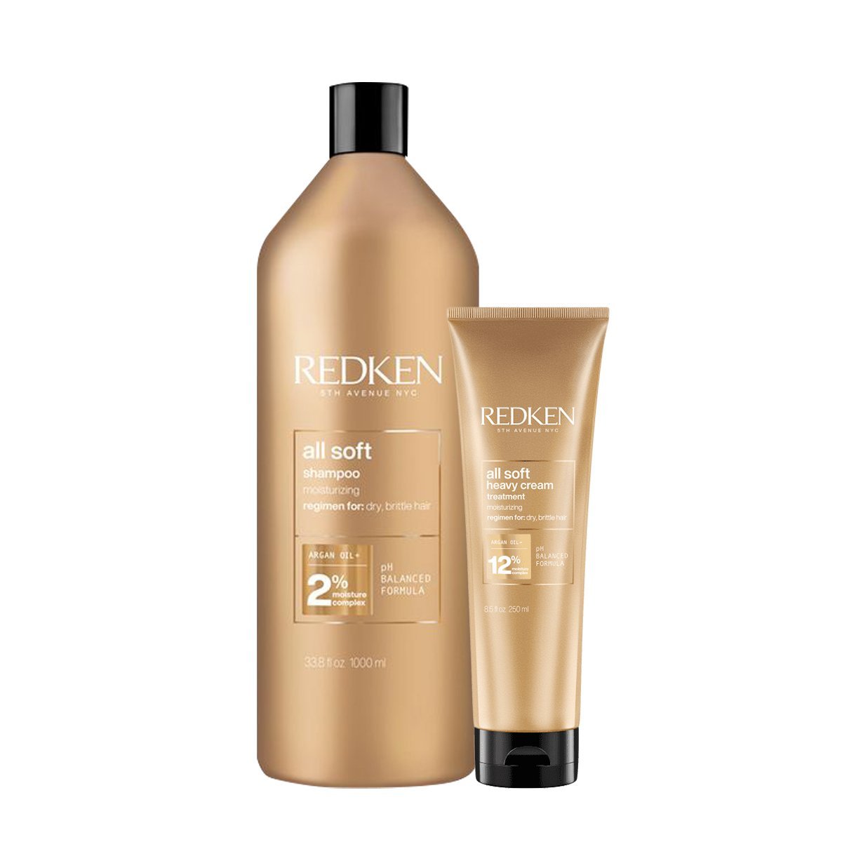 Kit Redken All Soft Shampoo Litro e Mascara (2 produtos)