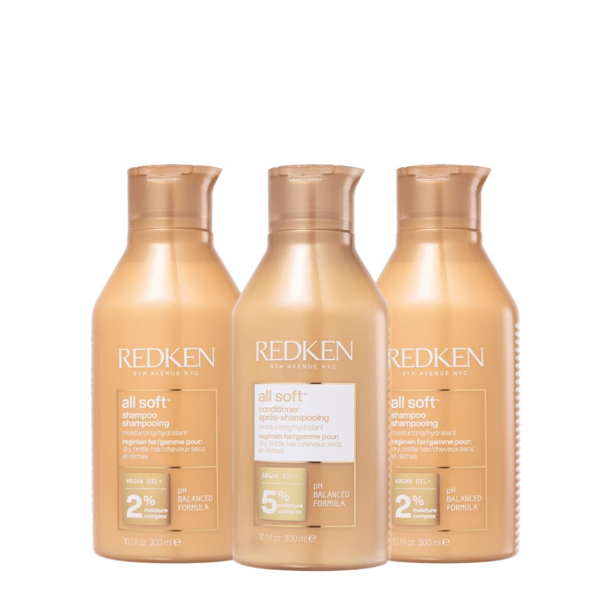 Kit Redken All Soft Shampoo Extra e Condicioandor (3 produtos) ÚNICO 1