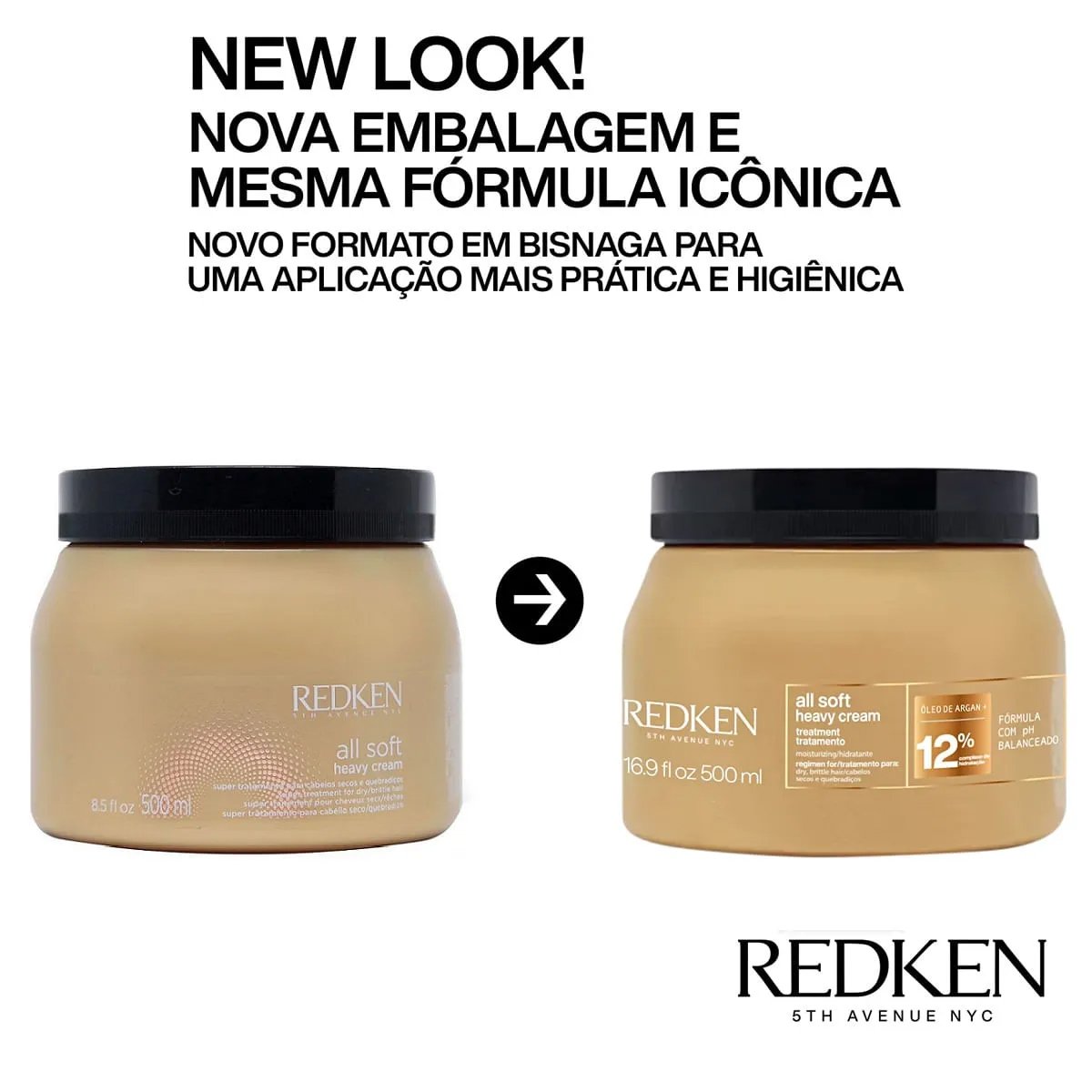Kit Redken All Soft Shampoo Litro Condicionador Mascara G e Leave-in (4 produtos) ÚNICO 4