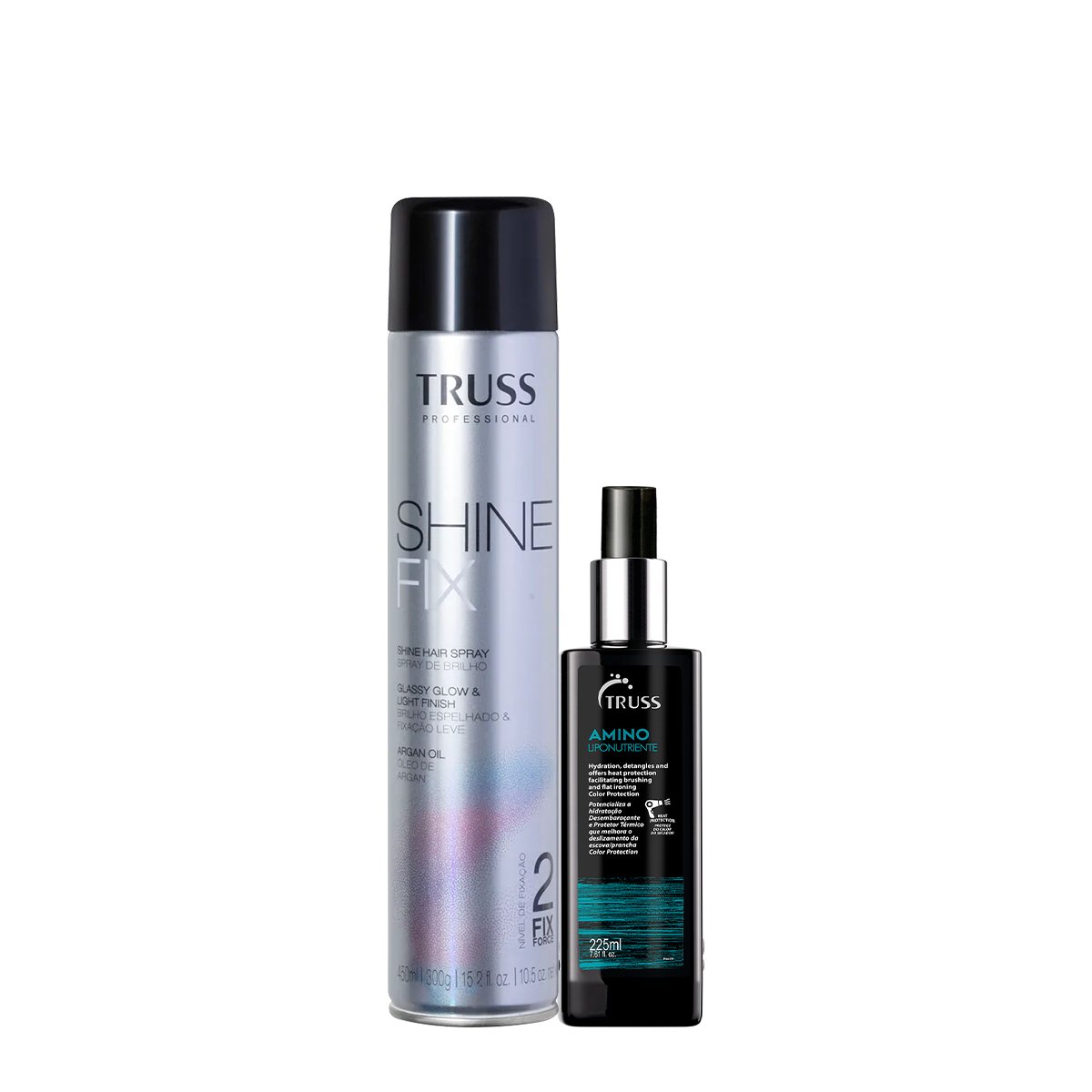 Kit Truss Shine Fix Spray de Brilho e  Amino Lipotropic Nutrients (2 produtos)