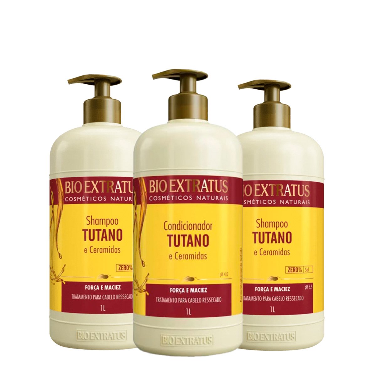 Kit Bio Extratus Tutano Shampoo Extra e Condicionador (3 unidades)