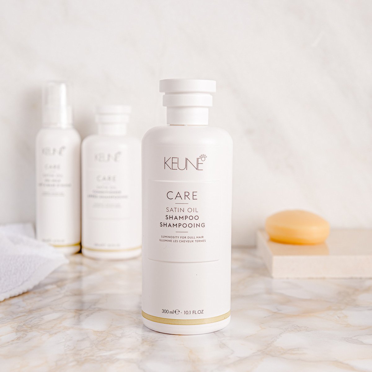 Kit Keune Care Satin Oil Shampoo Condicionador e Vital Nutrition Protein Spray Condicionante (3 produtos) ÚNICO 2