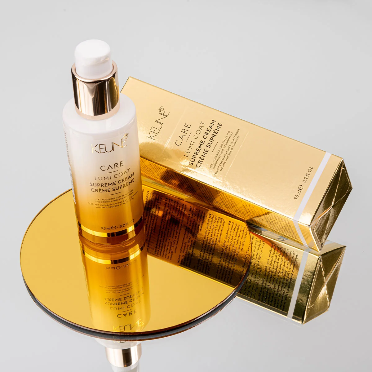 Kit Keune Care Satin Oil Shampoo Condicionador e Lumi Coat Supreme Cream  (3 produtos) ÚNICO 4