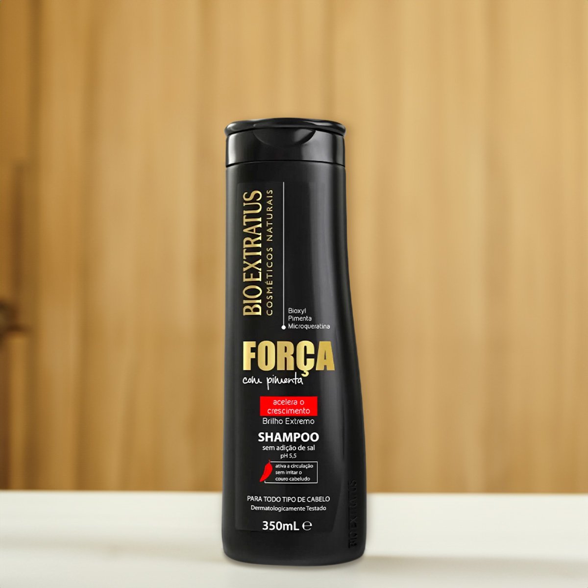 Kit Bio Extratus Forca Com Pimenta Shampoo Condicionador Litro Mascara e Finalizador (4 produtos) ÚNICO 2