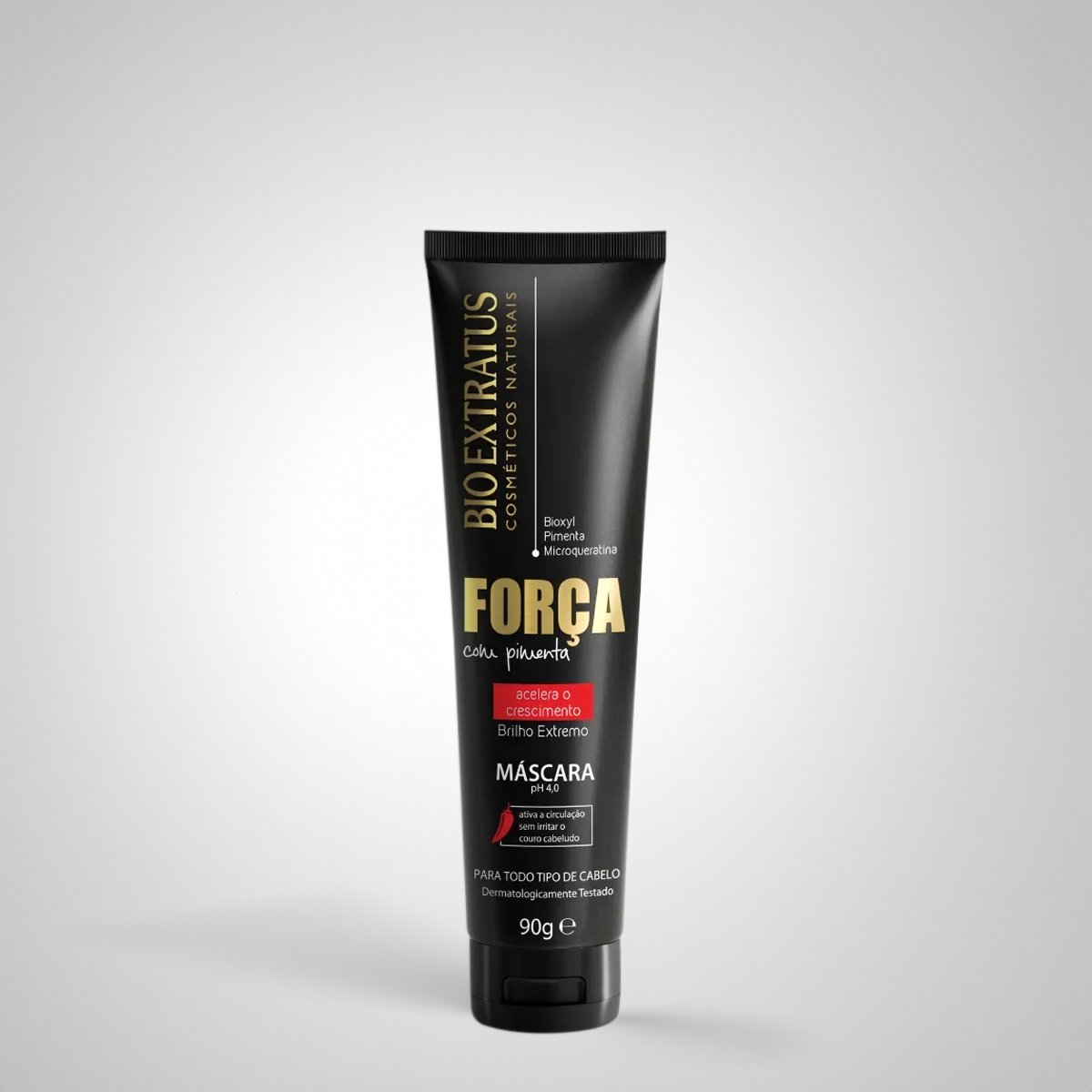 Kit Bio Extratus Forca Com Pimenta Shampoo Condicionador Litro Mascara e Finalizador (4 produtos) ÚNICO 4