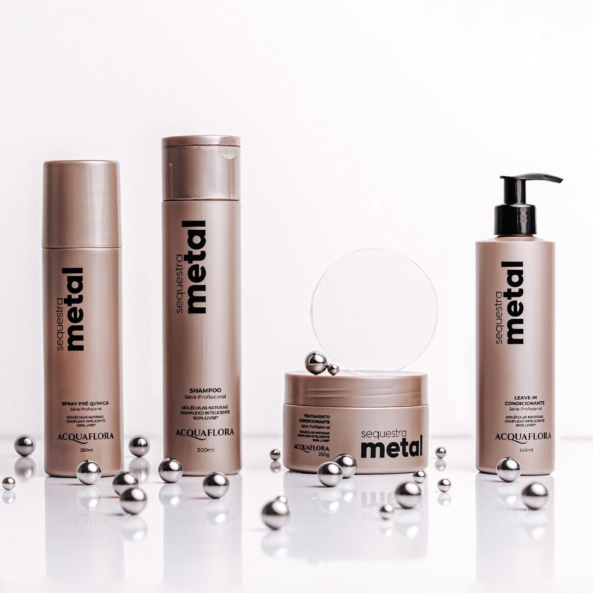 Kit Acquaflora Sequestra Metal Completo e Oleo de Coco (5 produtos) ÚNICO 2