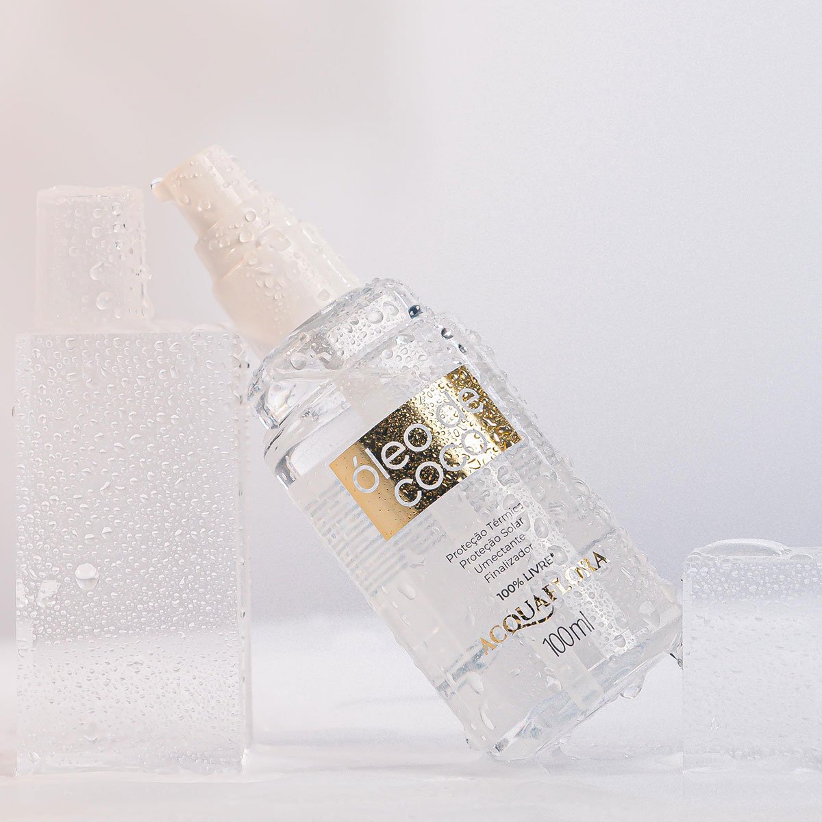 Kit Acquaflora 15 Beneficios Shampoo Condicionador Mascara  Leave-in e Oleo de Coco (5 produtos) ÚNICO 3