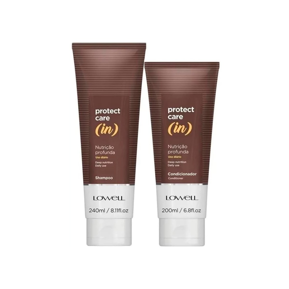 Kit Lowell Protect Care (in) Shampoo Condicionador Mascara e Pour Toi Parfum Cabelo e Corpo (4 produtos) ÚNICO 2