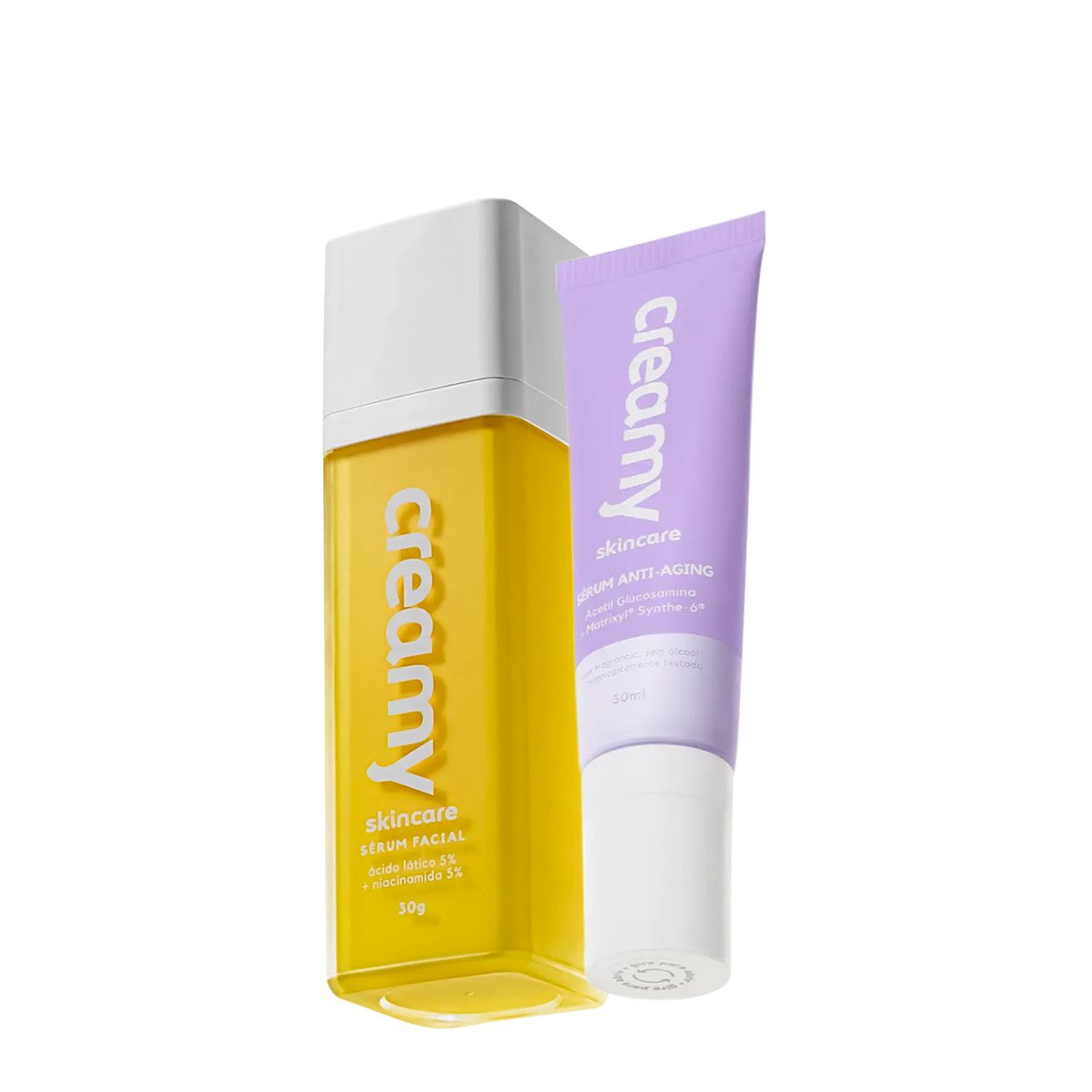 Kit Creamy Acido Latico Serum Facial e Anti-Aging Serum Redutor de Linhas (2 produtos) ÚNICO 1