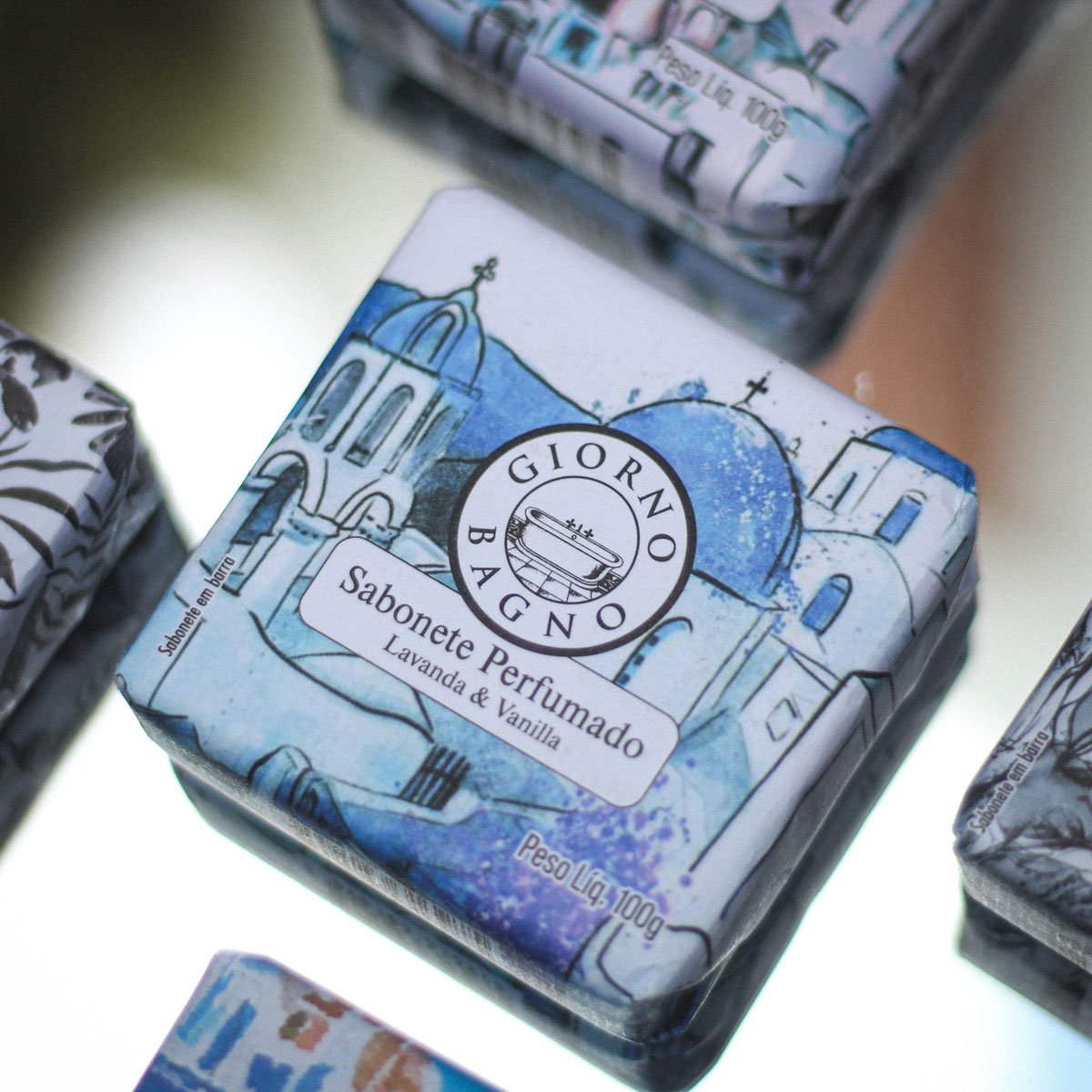 Giorno Bagno Lavanda & Vanilla - Sabonete Perfumado 100g ÚNICO 4