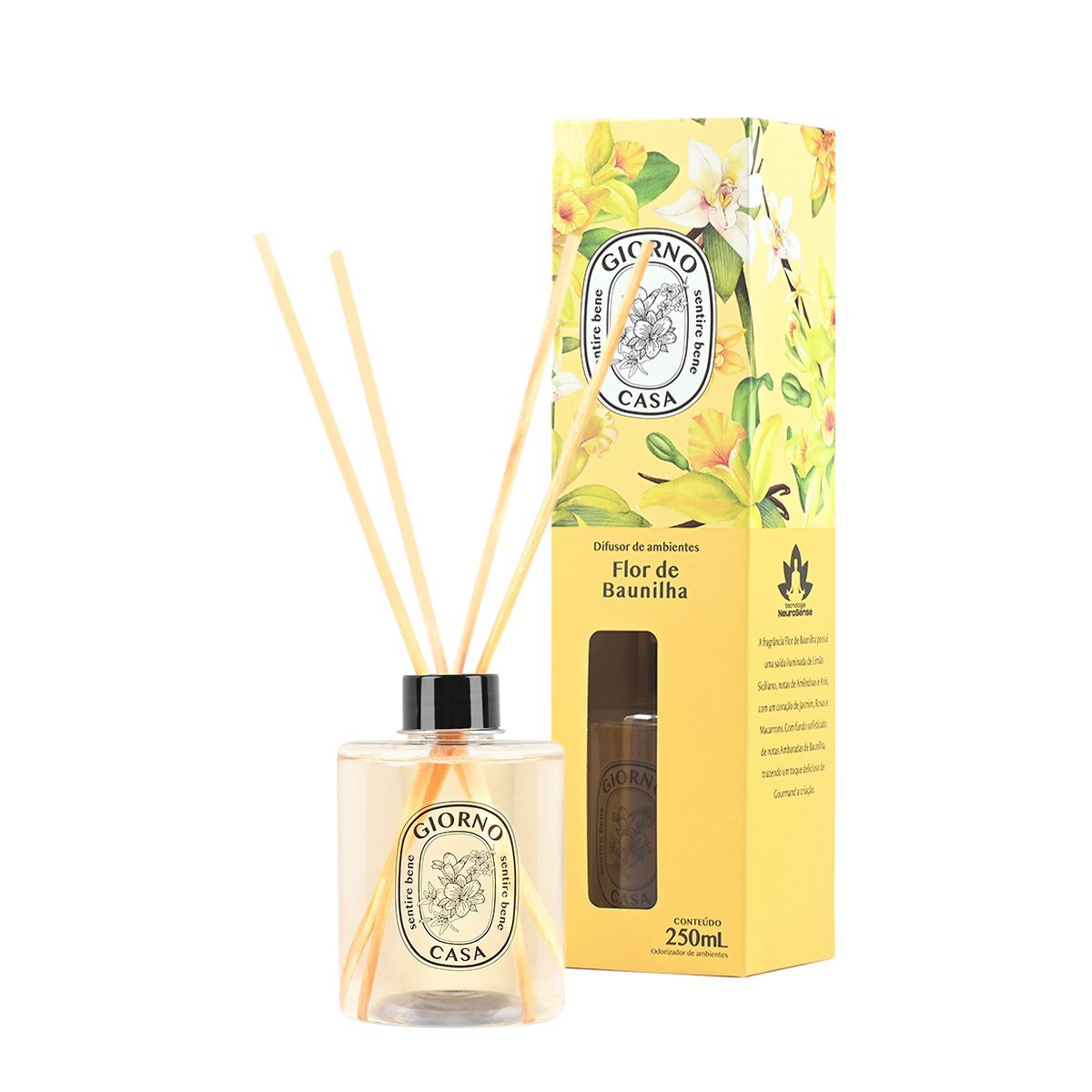 Giorno Casa Flor de Baunilha - Difusor de Ambiente 250ml 250ml 2